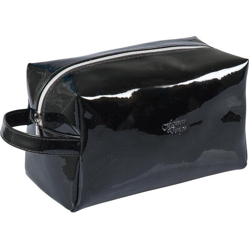 Top Choice - Kosmetyczka Metallic 22 x 13 x 12 Czarna 97041