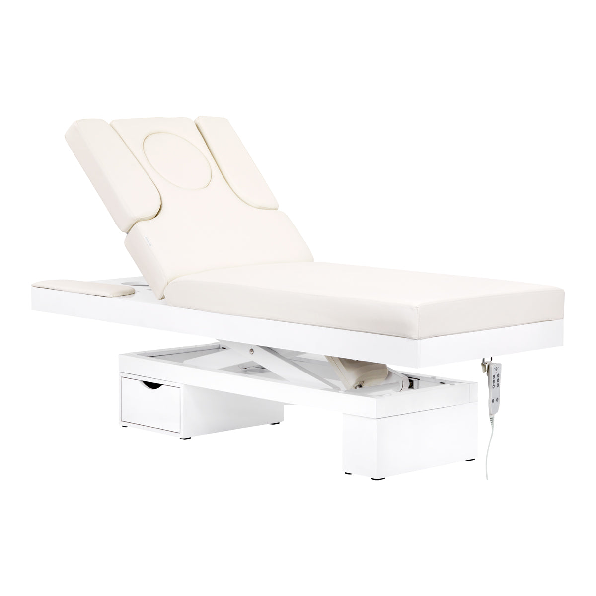 Spa Leżanka Kosmetyczna Azzurro 815b Świecąca White Podgrzewana