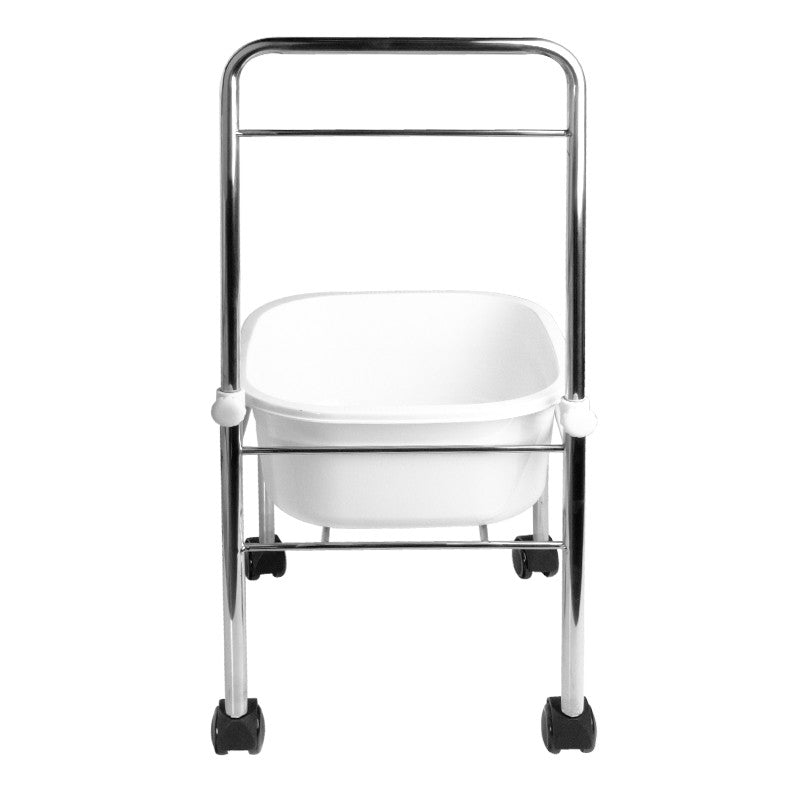 Zestaw Brodzik Do Pedicure Na Kółkach Chrom + Masażer Do Stóp Masażer Z Podtrzymaniem Temp. Am-506a