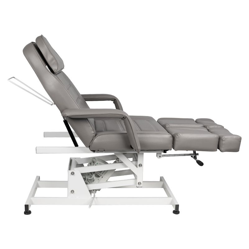 Fotel Kosmetyczny Elektr. Azzurro 673as Pedi 1 Siln. Szary