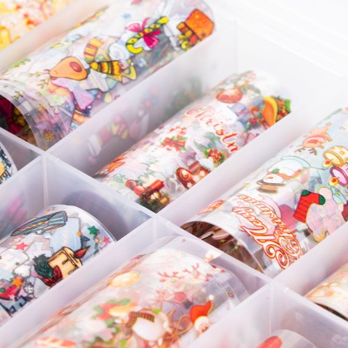 Folie Transferowe Christmas 10 sztuk po 100cm 12-03