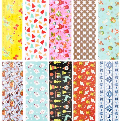 Folie Transferowe Christmas 10 sztuk po 100cm 12-04 (1)