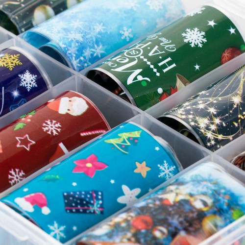 Folie Transferowe Christmas 10 sztuk po 100cm 12-05 (1)