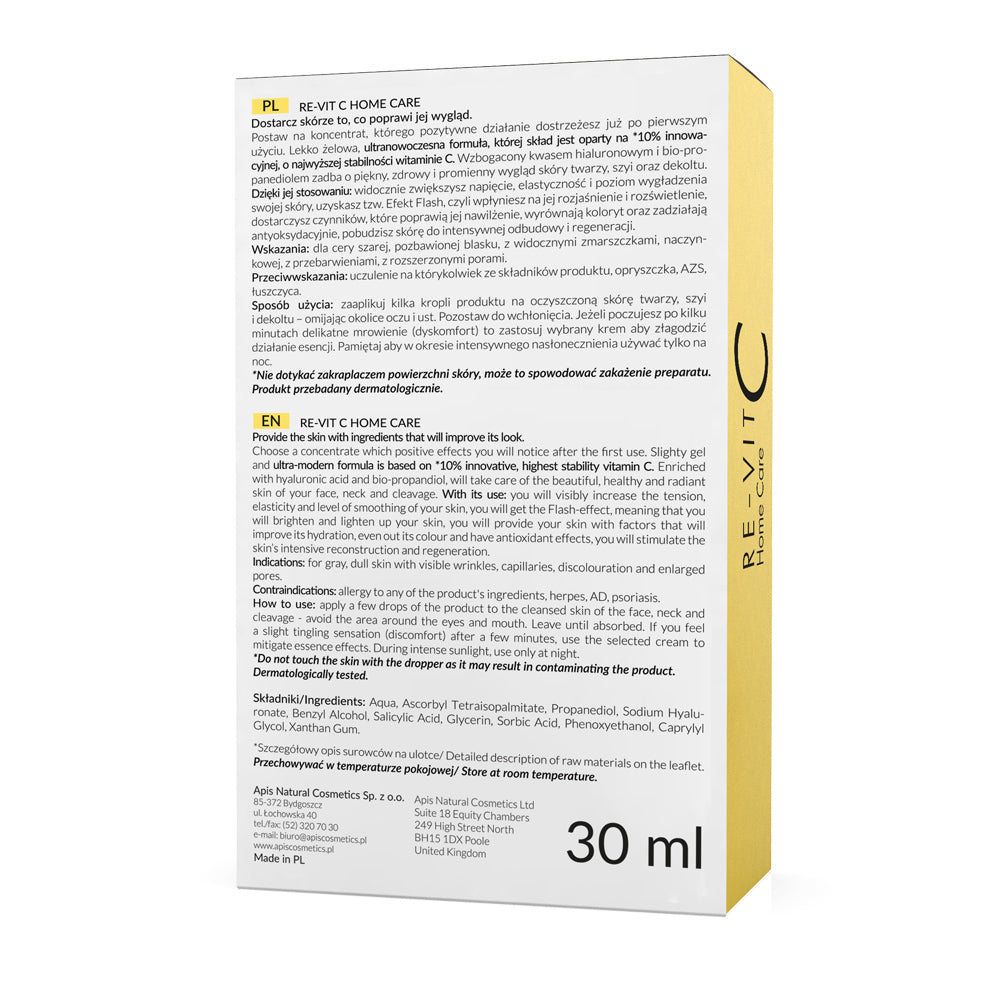 APIS Esencja Z Witaminą C 10% NOWA FORMUŁA 30ml