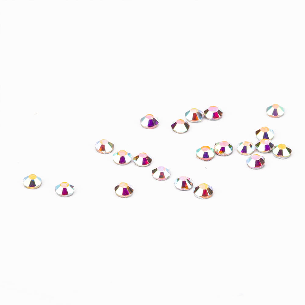 Cyrkonie Do Paznokci Szklane SS5 Crystal AB 1440 Szt Paczka