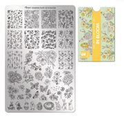 Moyra Komplet Szablon + Płytka 130 Bloom