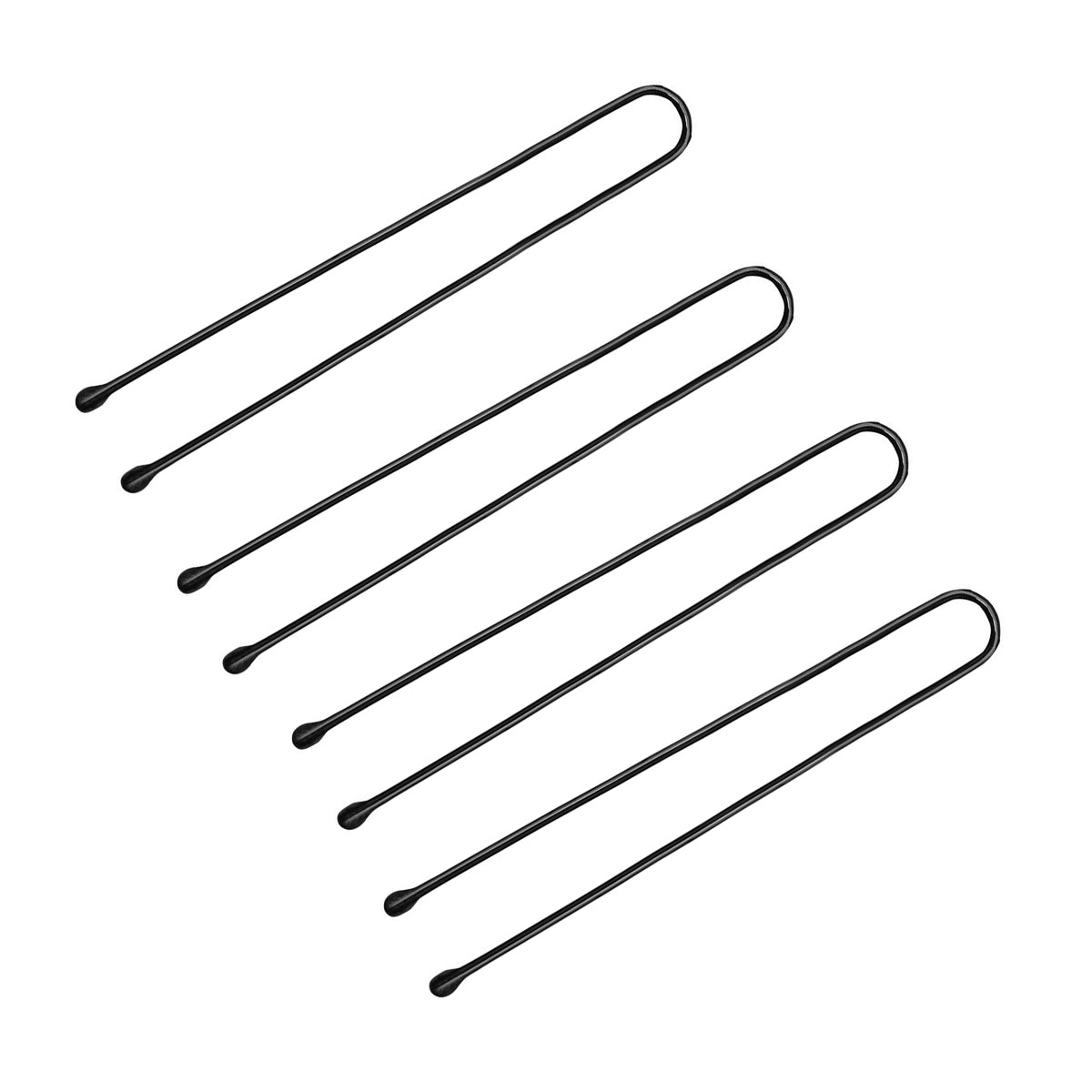 Kokówki Fryzjerskie Do Włosów E-63 150 Szt 4,9cm Czarne