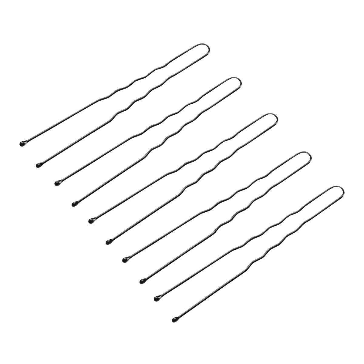 Kokówki Fryzjerskie Do Włosów E-65 300 Sztuk 7cm Czarne
