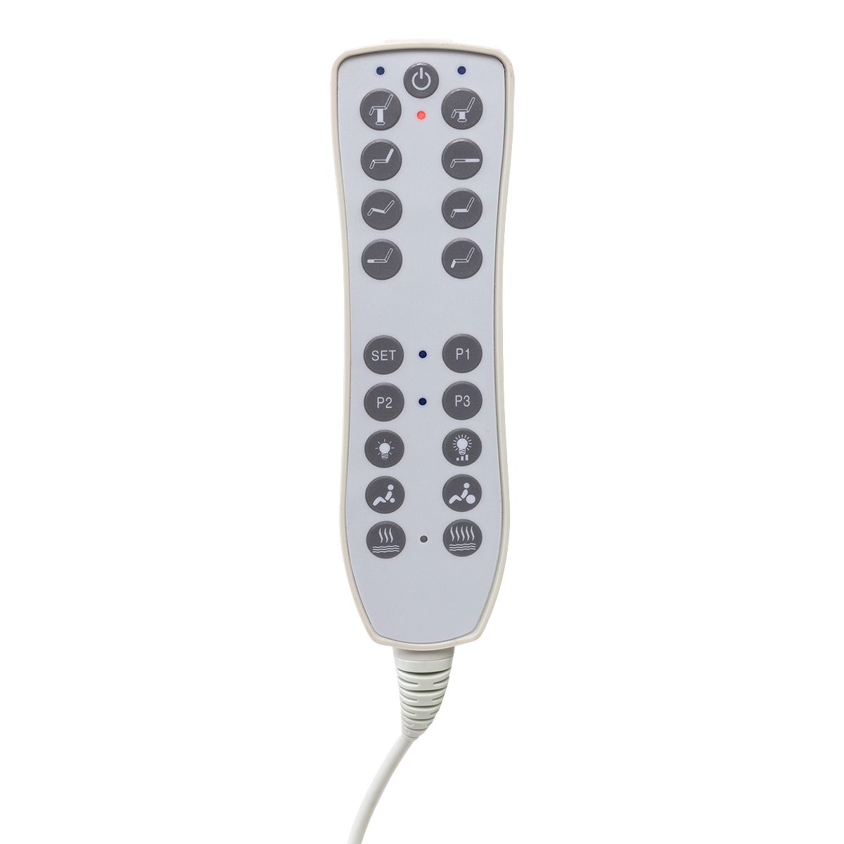 Fotel Kosmetyczny Elektr. Azzurro 708b Exclusive 3 Siln. Podgrzewany