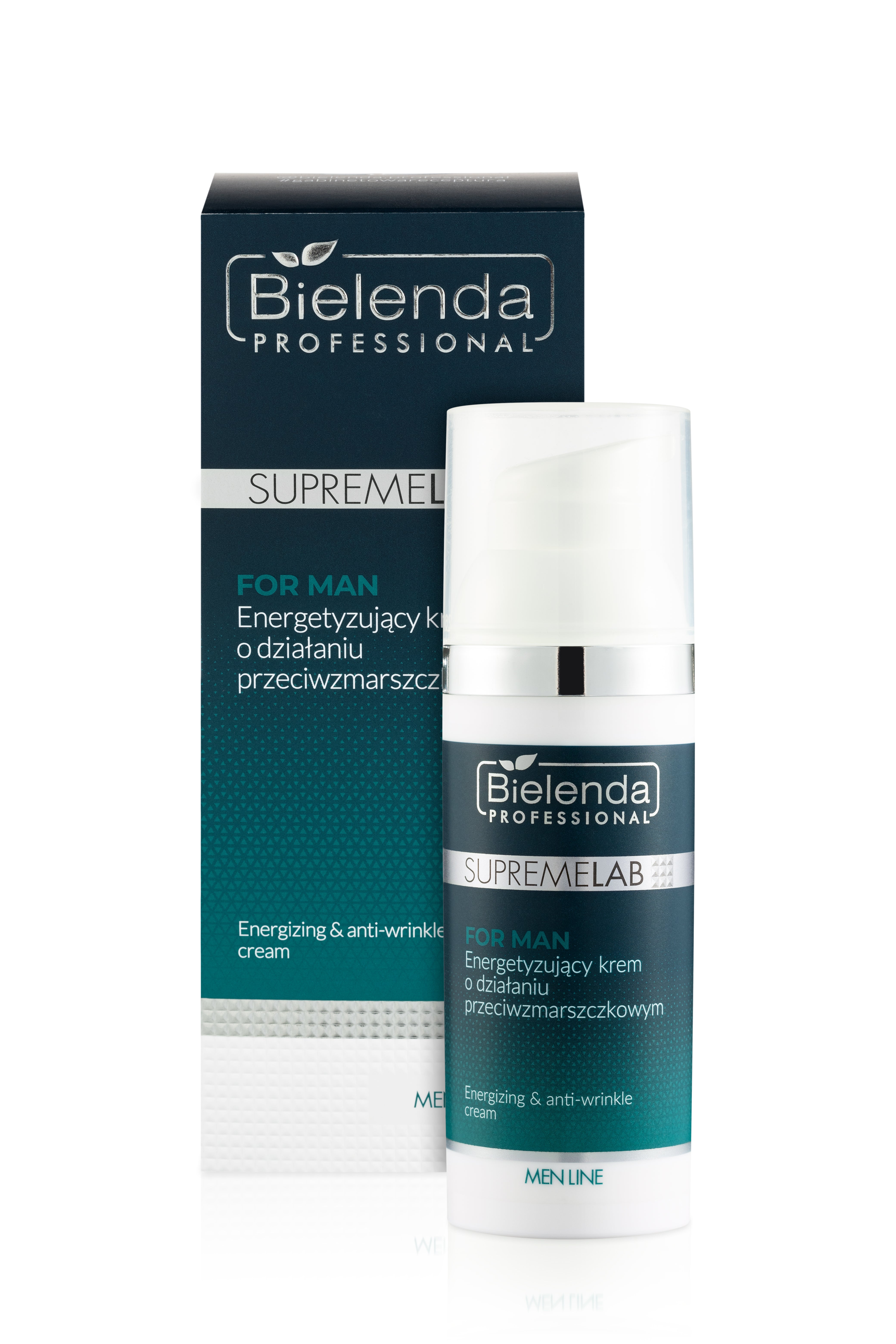 Bielenda Supremelab For Men Energetyzujący Krem O Działaniu Przeciwzmarszczkowym 50ml