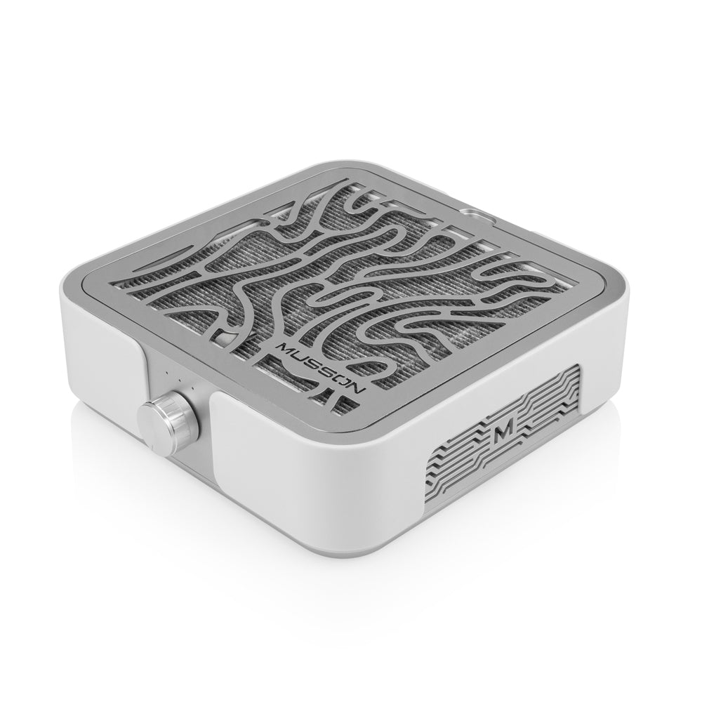 Pochłaniacz Musson X2 Silver Z Filtrem Węglowym Hepa 72W Do Manicure I Pedicure
