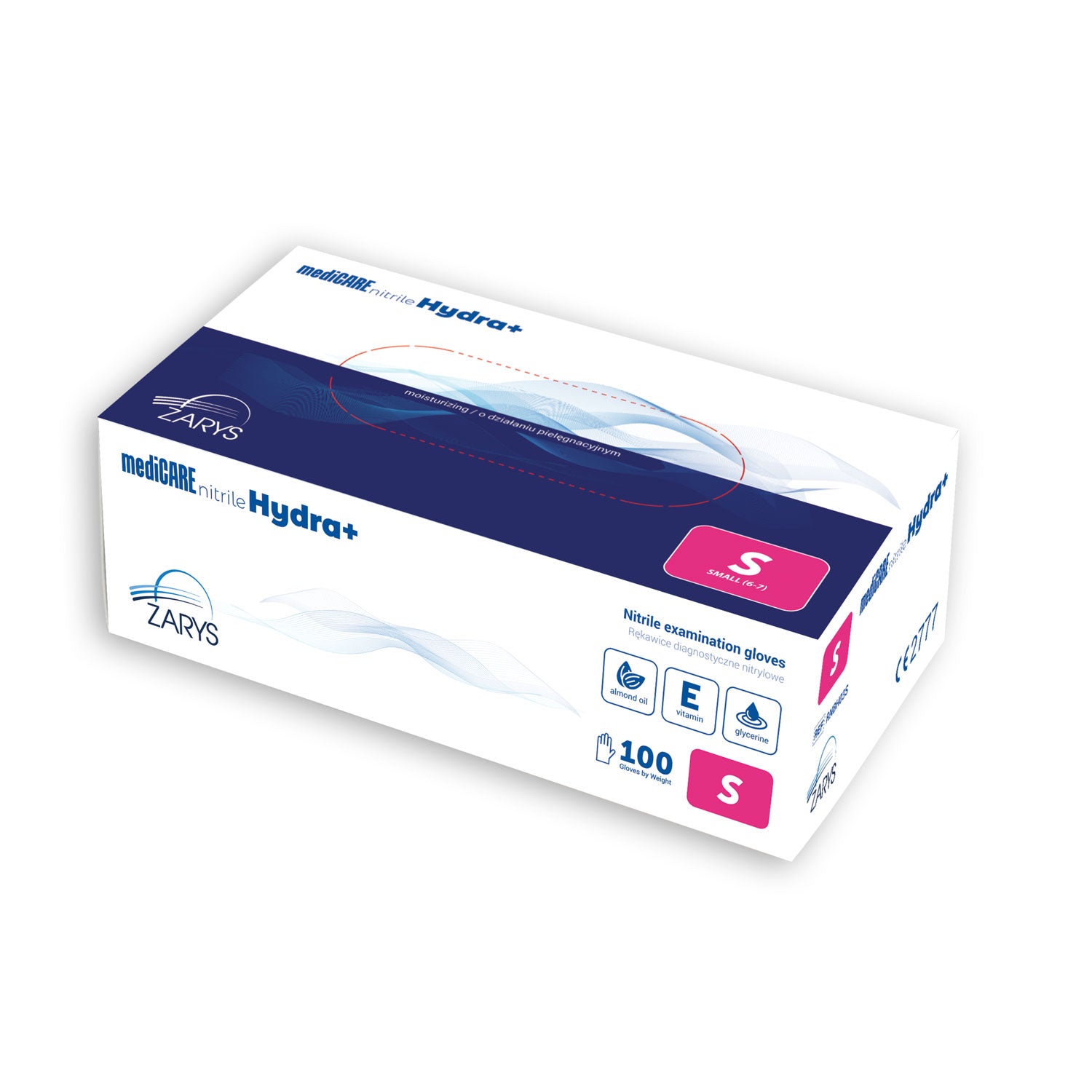 Rękawiczki Nitrylowe Hydra +