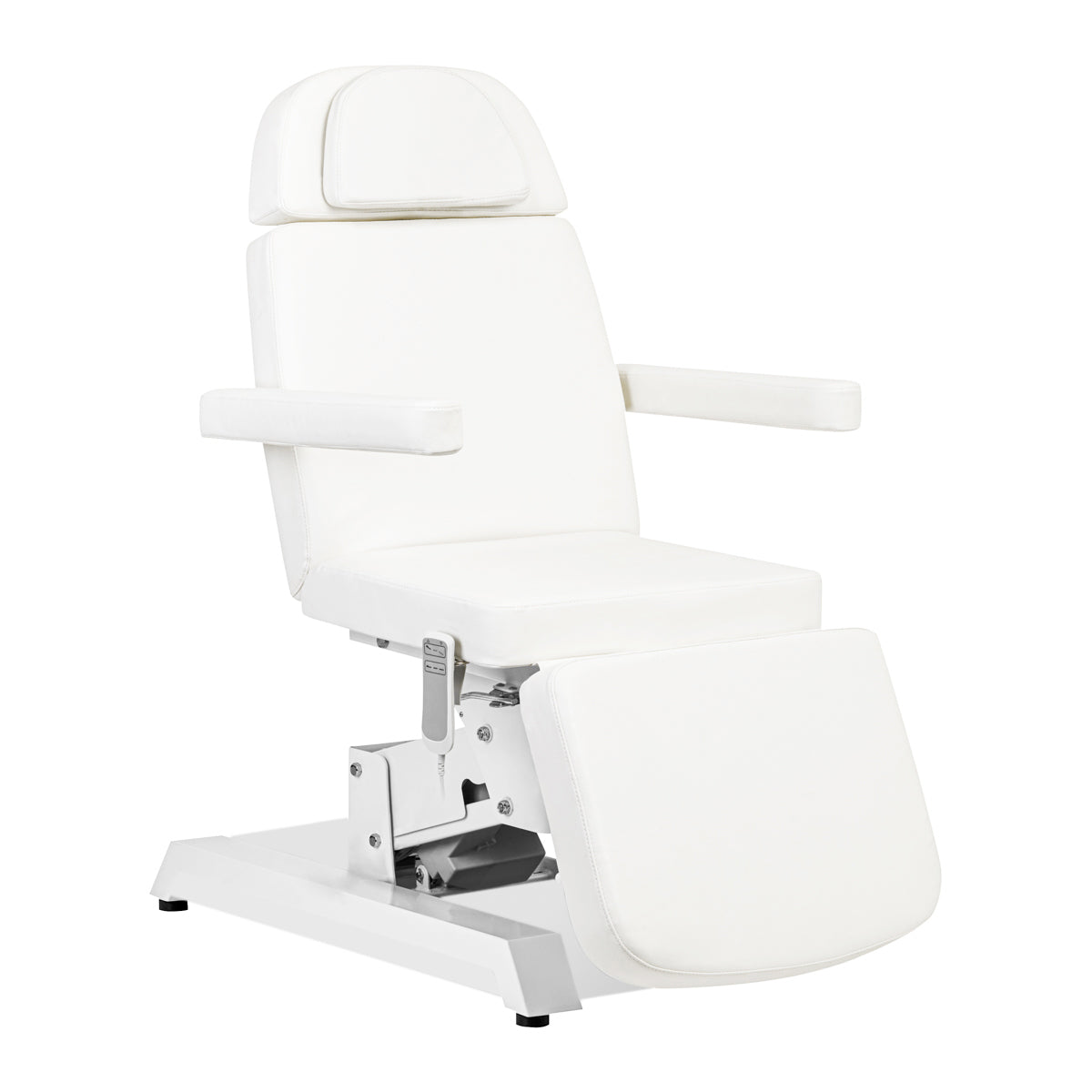 Fotel Kosmetyczny Expert W-12d 2 Silniki Biały