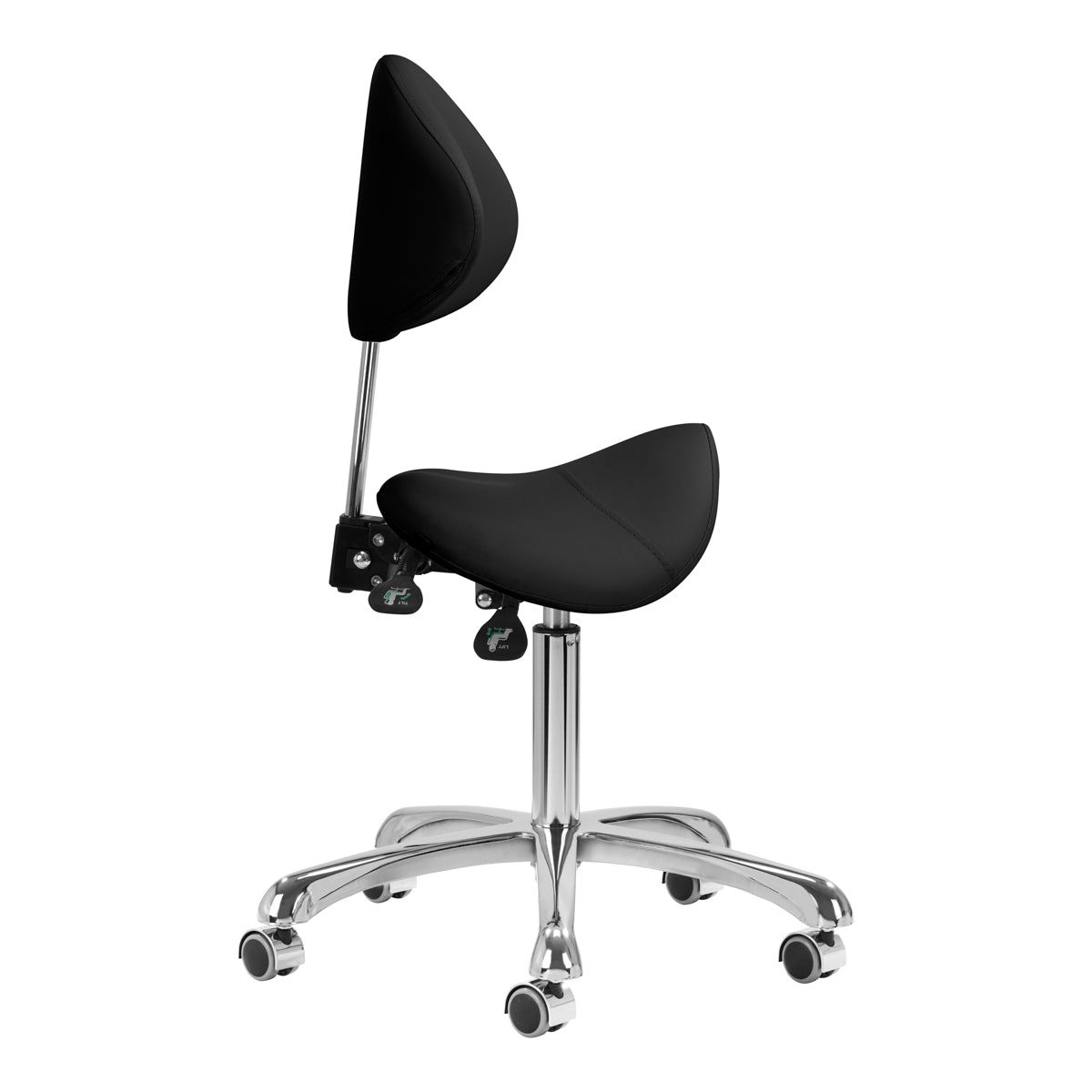 Taboret kosmetyczny 1004 Giovanni czarny