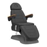 Fotel kosmetyczny elektryczny Sillon Lux 273b 3 silniki szary na szarej podstawie