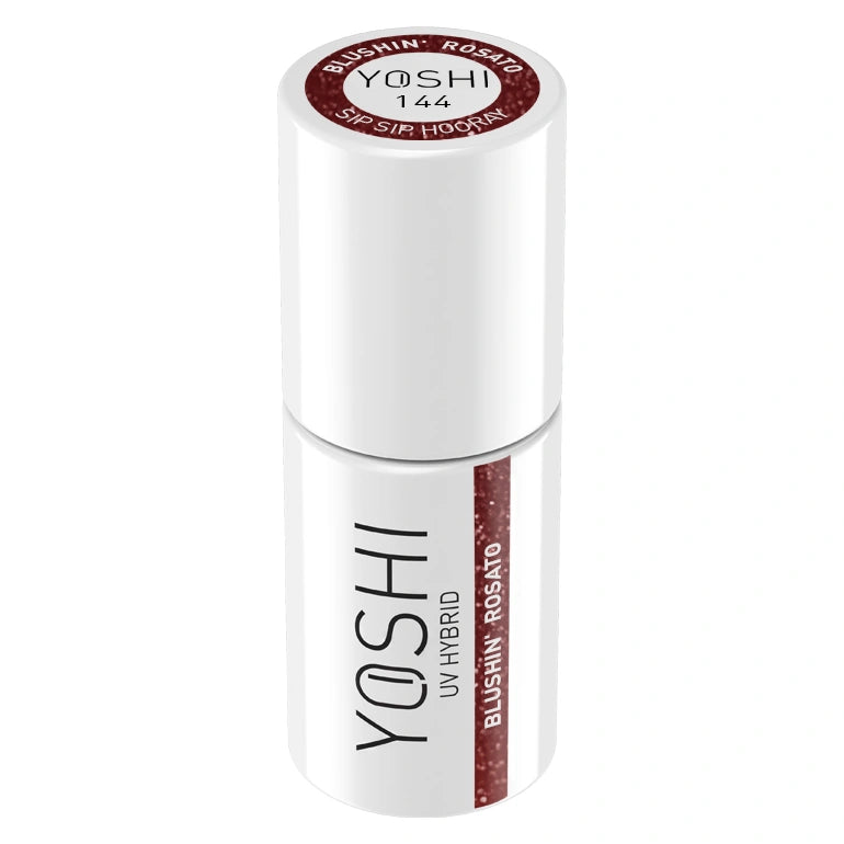 Yoshi - Lakier Hybrydowy 144 Blushin'  Rosato 6 ml