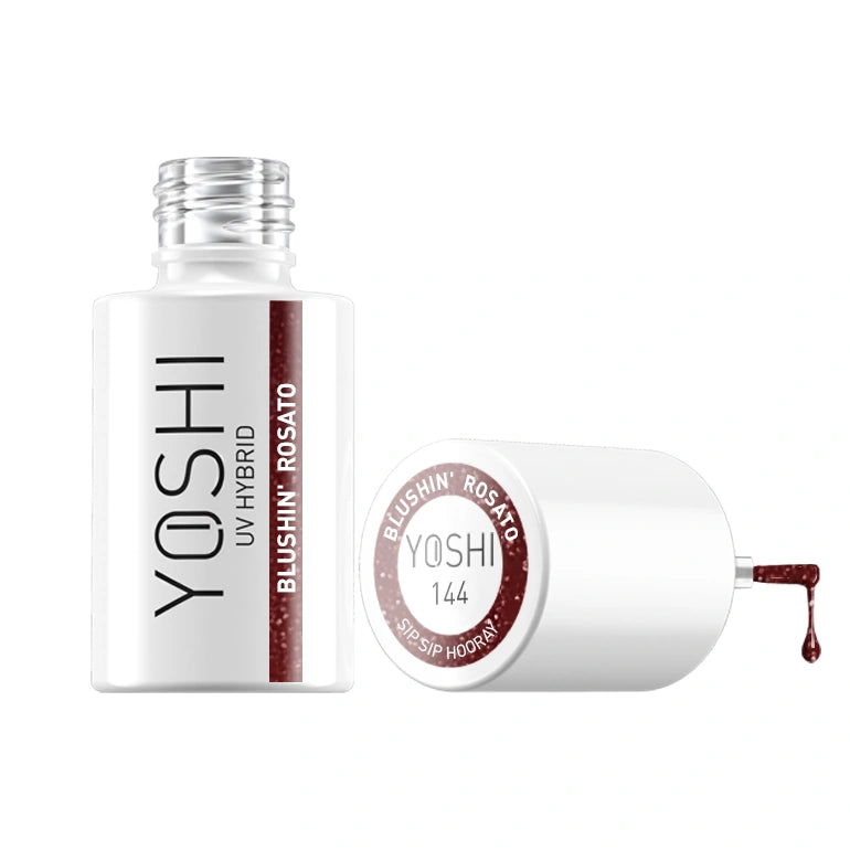 Yoshi - Lakier Hybrydowy 144 Blushin'  Rosato 6 ml