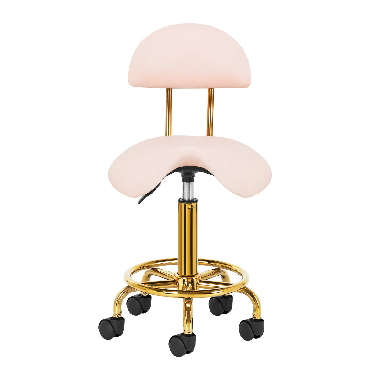 Taboret Kosmetyczny 6001G Złoto Różowy