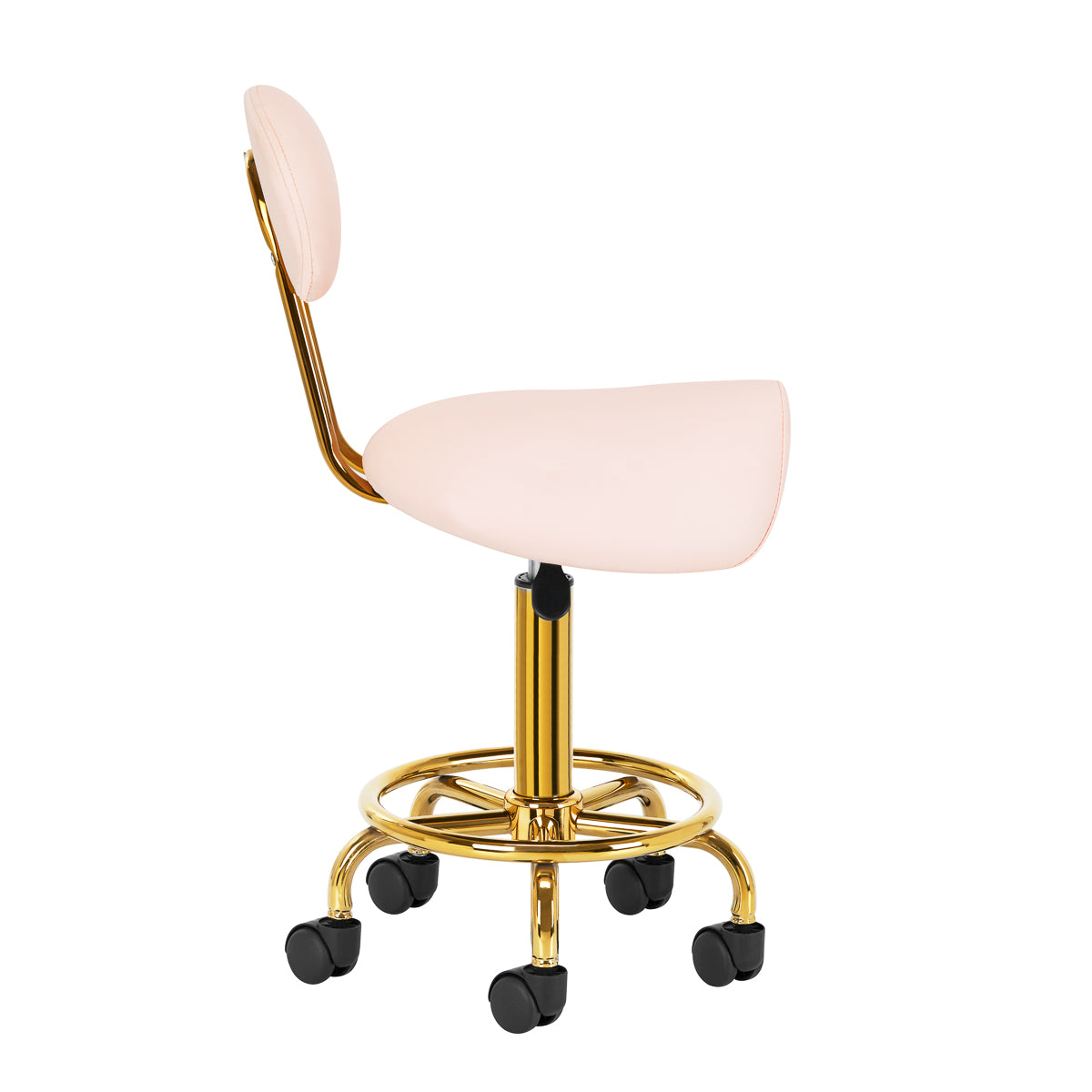 Taboret Kosmetyczny 6001G Złoto Różowy