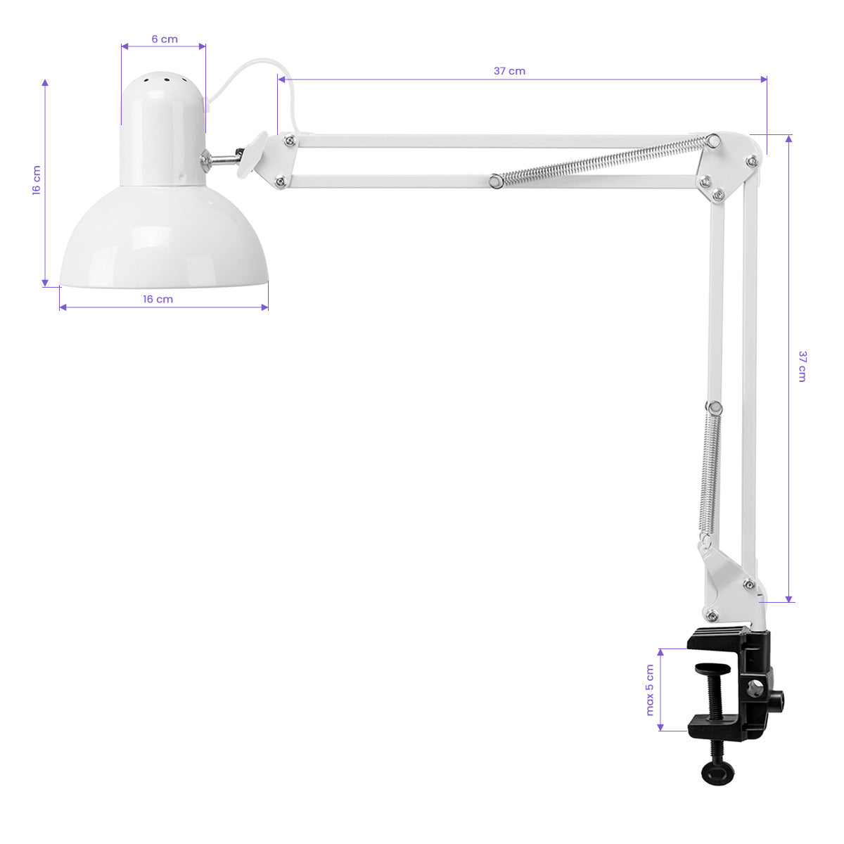 Lampa na biurko PiX 314 biała