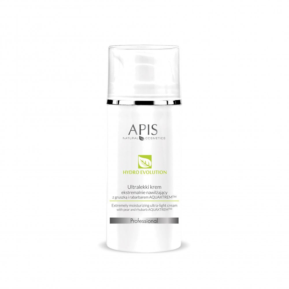 APIS Hydro Evolution Ultralekki Krem Ekstremalnie Nawilżający Z Gruszką I Rabarbarem Aquaxtrem Tm 100ml