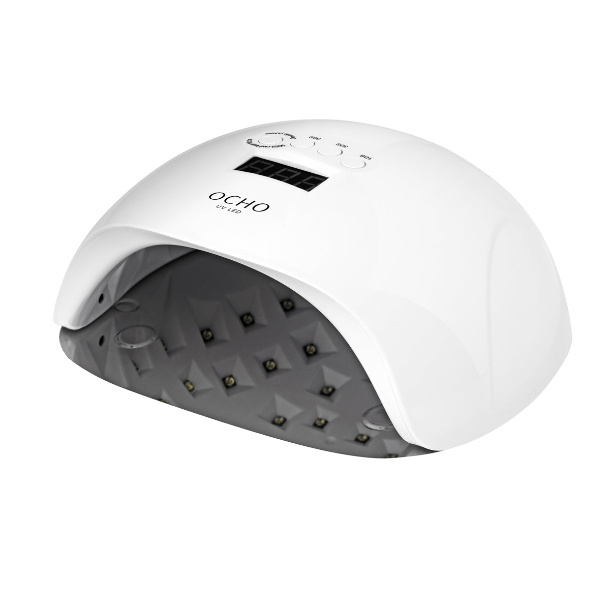 Lampa UV LED OCHO NAILS X13 65W biała z lustrzanym dnem