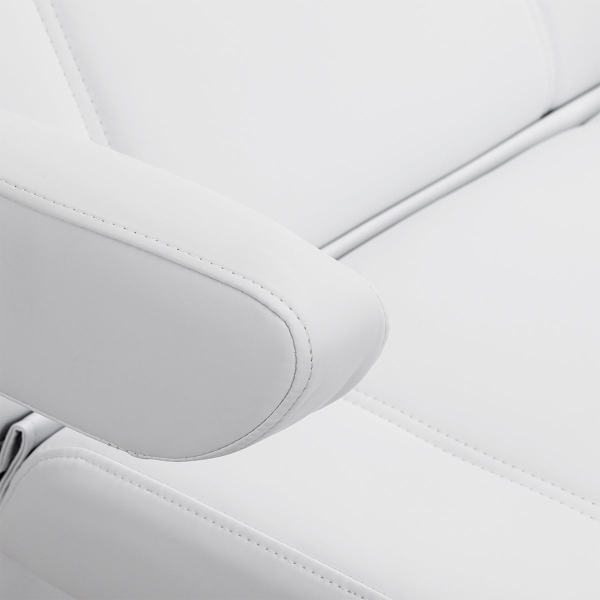 Fotel kosmetyczny elektr. Azzurro Lux 3m biały z podgrzewaniem