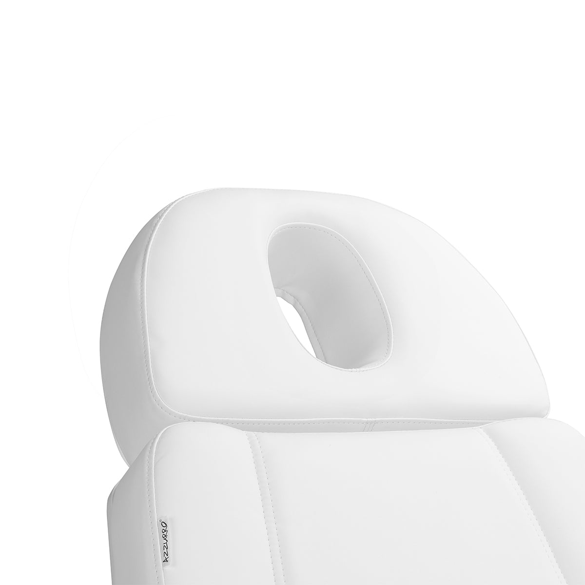 Fotel kosmetyczny elektr. Azzurro Lux 5m biały