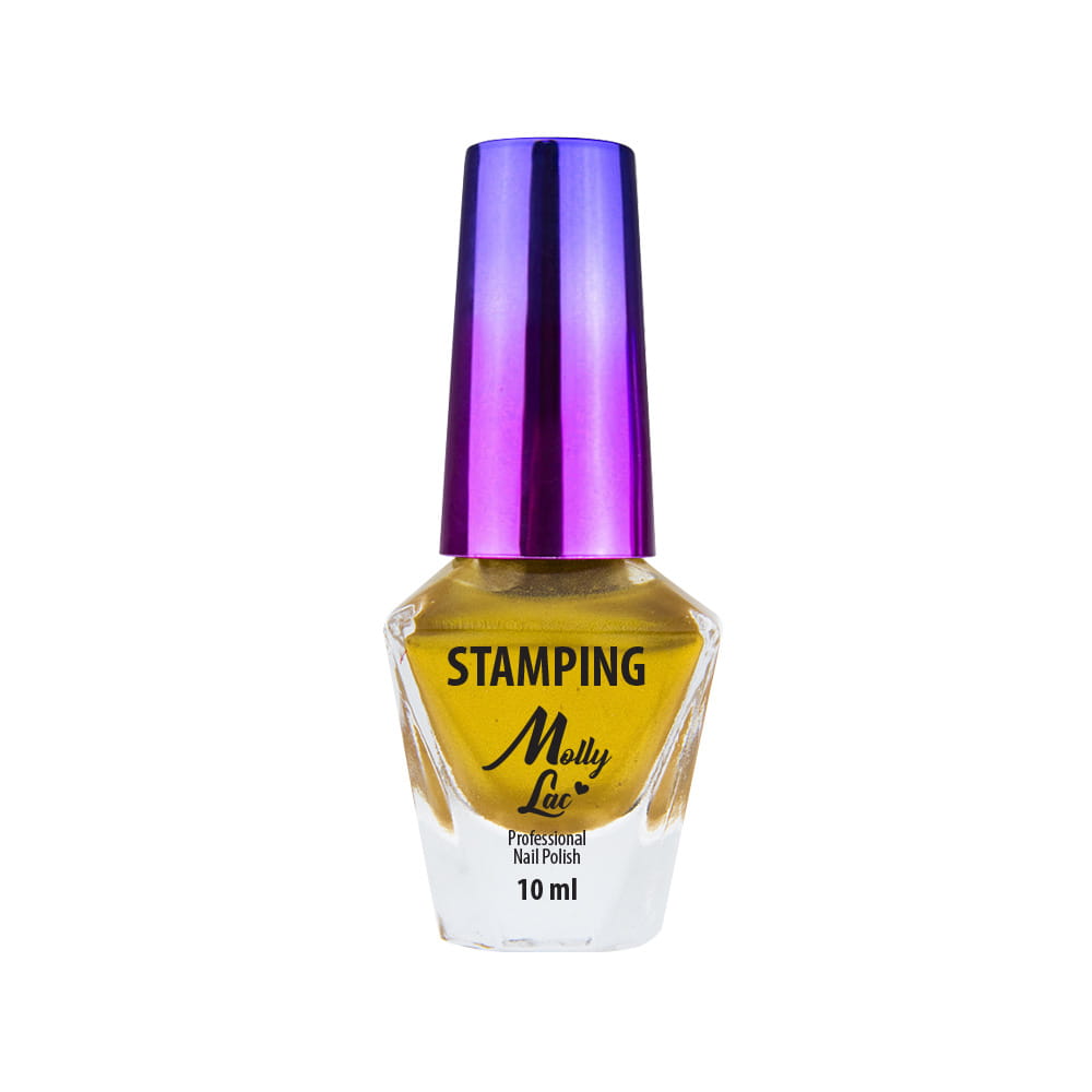 Molly Lac Molly Lac Lakier Do Stempli I Stampingu 10 Ml Złoty Nr 4 — Składniki i ocena
