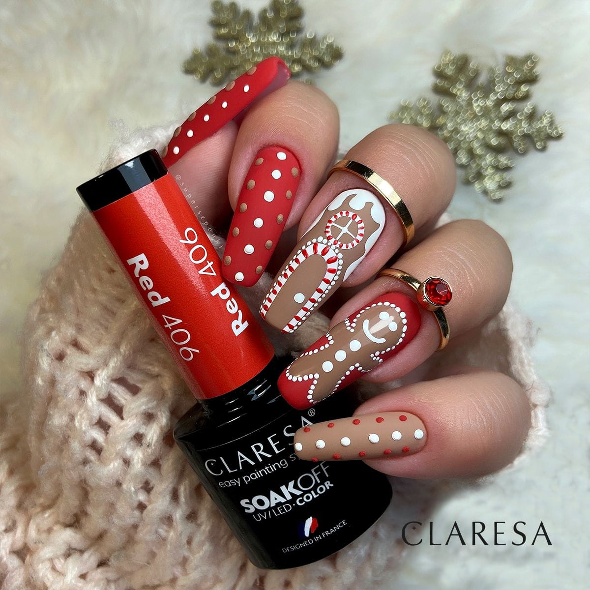 Claresa - Lakier hybrydowy BROWN 304 -5g