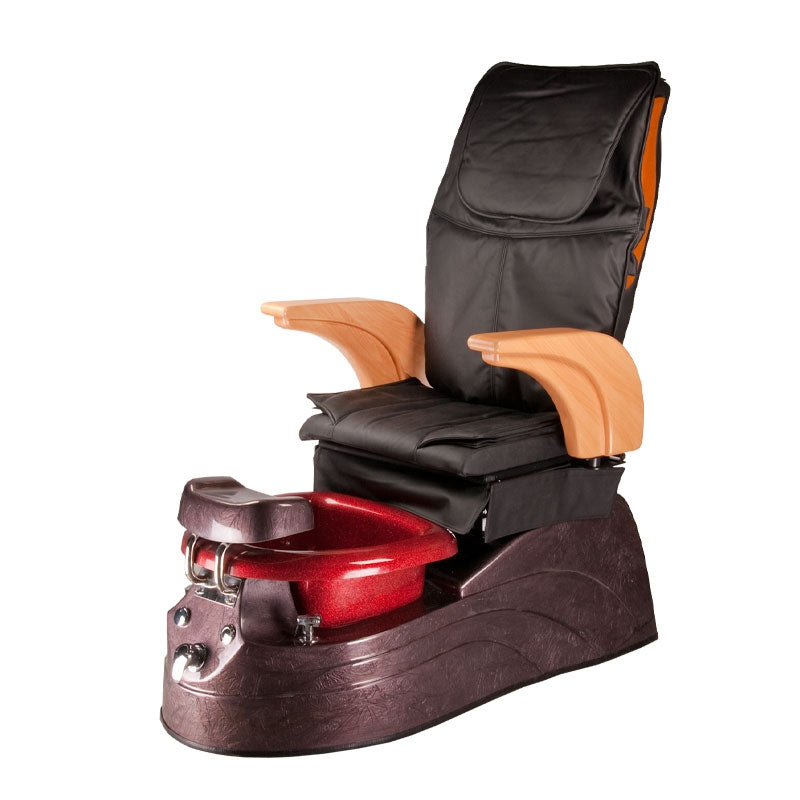 Fotel Pedicure Spa Aruba Czarny Z Regulacją Pilotem