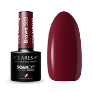 Claresa - Lakier hybrydowy BROWN 308 -5g