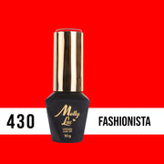 Lakier Hybrydowy Mollylac Limited Edition Fashionista 10 G Nr 430