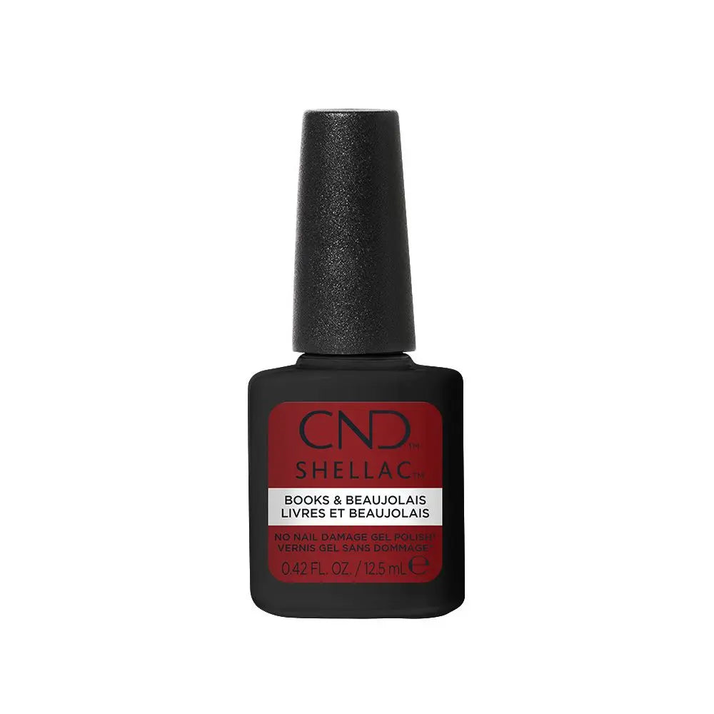 CND Shellac Lakier hybrydowy Books & Beaujolais #383 12,5 ml