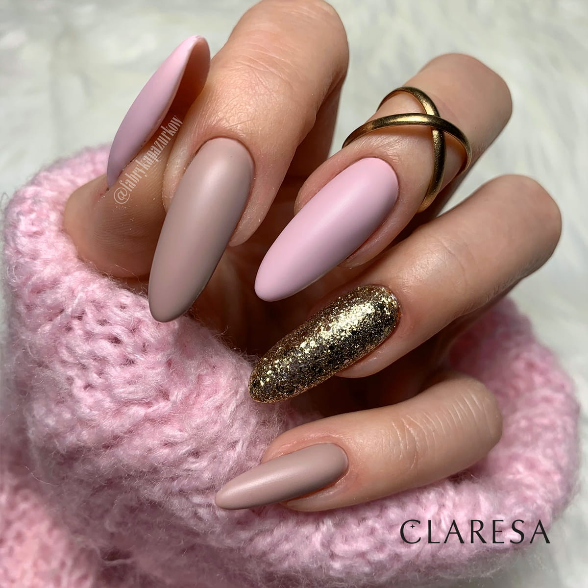 Claresa - Lakier hybrydowy GLITTER 3 -5g
