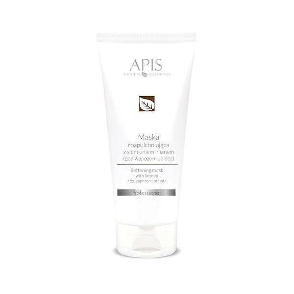 APIS Professional APIS Maska Rozpulchniająca Z Siemieniem Lnianym (pod Wapozon Lub Bez) 200ml