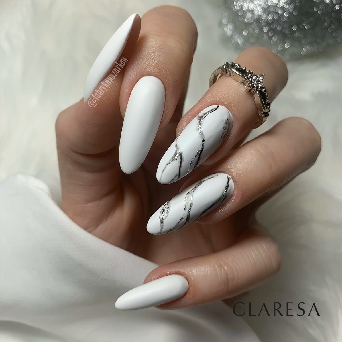 Claresa - Lakier hybrydowy WHITE 1000 -5g