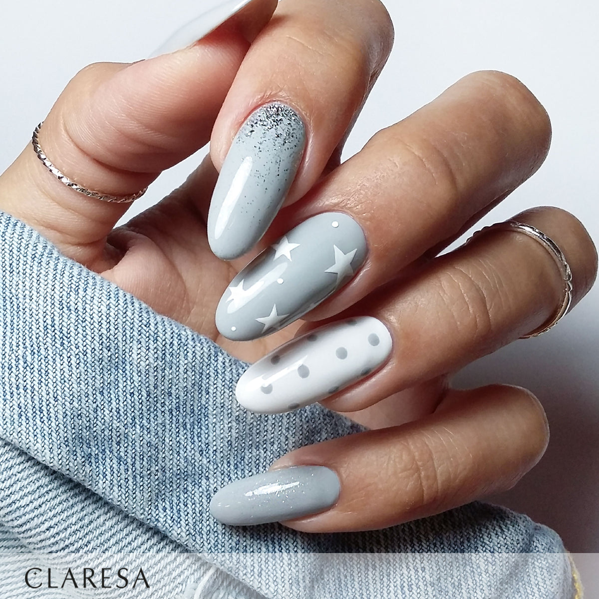 Claresa - Lakier hybrydowy FULL GLITTER 1 -5g