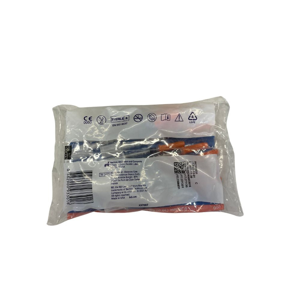 Dives Strzykawki Insulinowe 0,5ml Z Igłą 30g/8mm 10 Szt