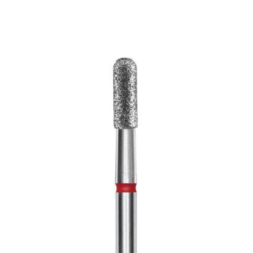 Staleks Expert FA30R023/6.5 2,3mm/6,5mm Frez Diamentowy Do Skórek I Paznokci Walec Zaokrąglony Czerwony