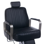 Fotel barberski HOMER BH-31237 Kremowy