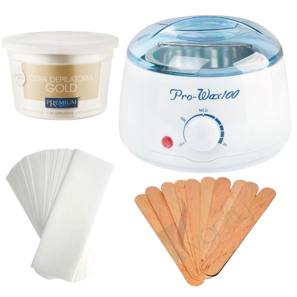Zestaw Do Depilacji Pro Wax Pure Light - Gold