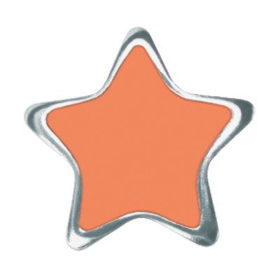 Kolczyki Studex Sensitive Błyszcząca Pomarańczowa Gwiazdka