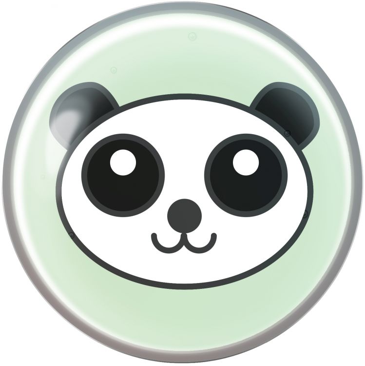 System75 Kolczyk Miś Panda 7512-0661