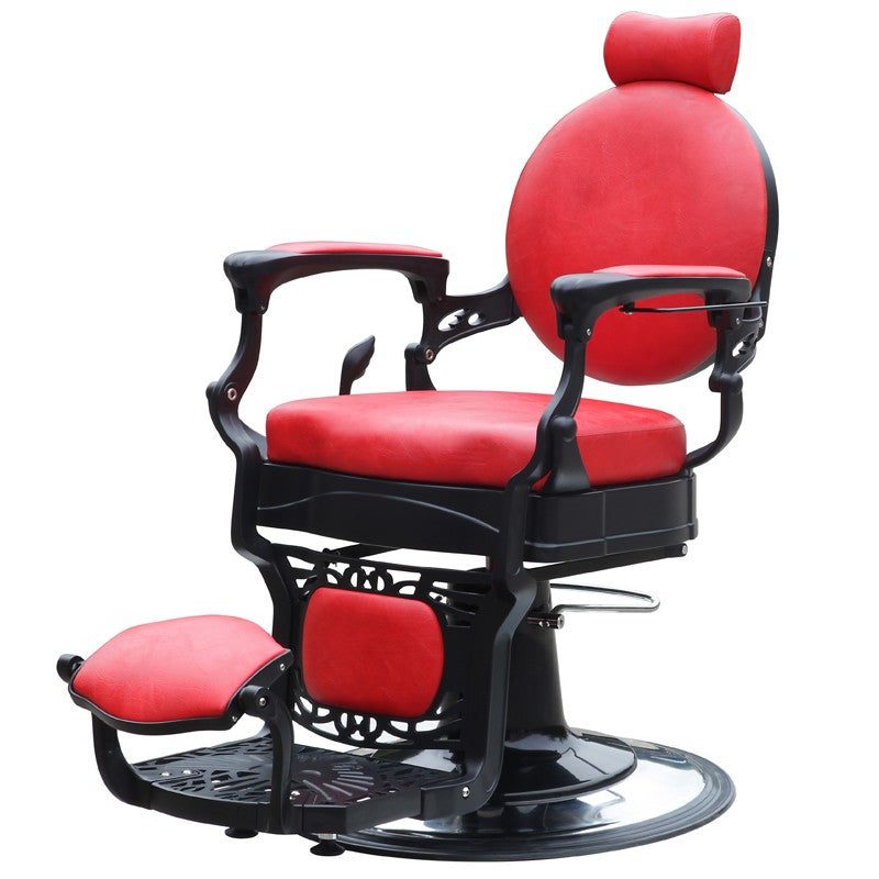 Gabbiano Fotel Barberski President Czerwony 