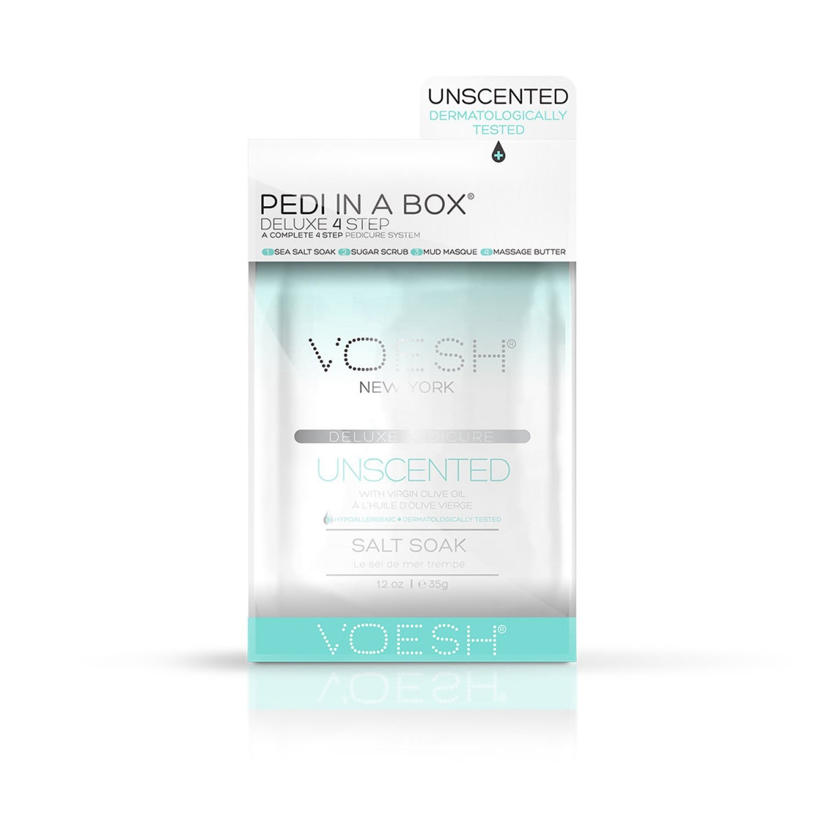 VOESH Unscented Pedi In A Box Deluxe Zestaw Do Pedicure 4 Kroki