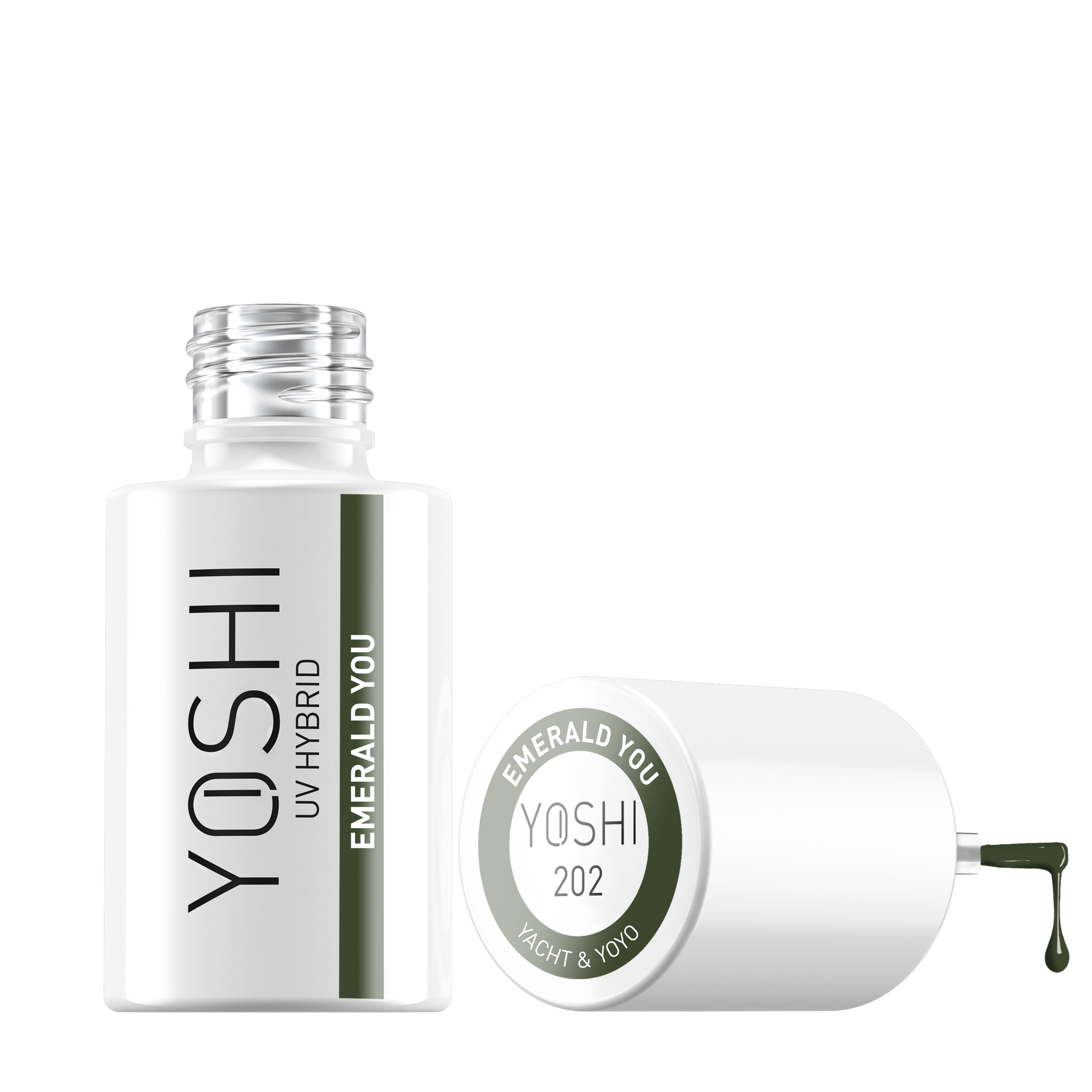 Yoshi - Lakier Hybrydowy 202 Emerald You 6ml