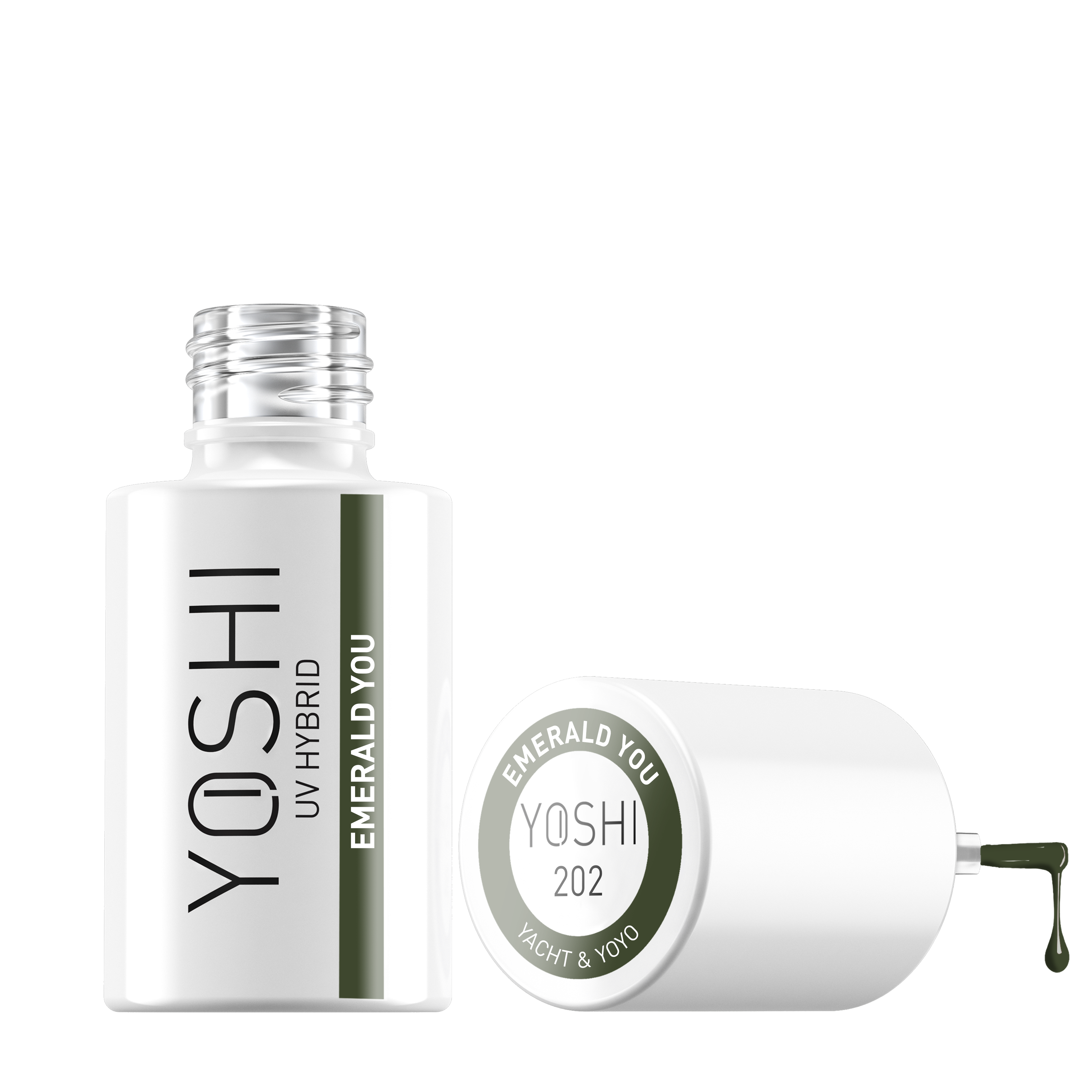 Yoshi - Lakier Hybrydowy 202 Emerald You 6ml