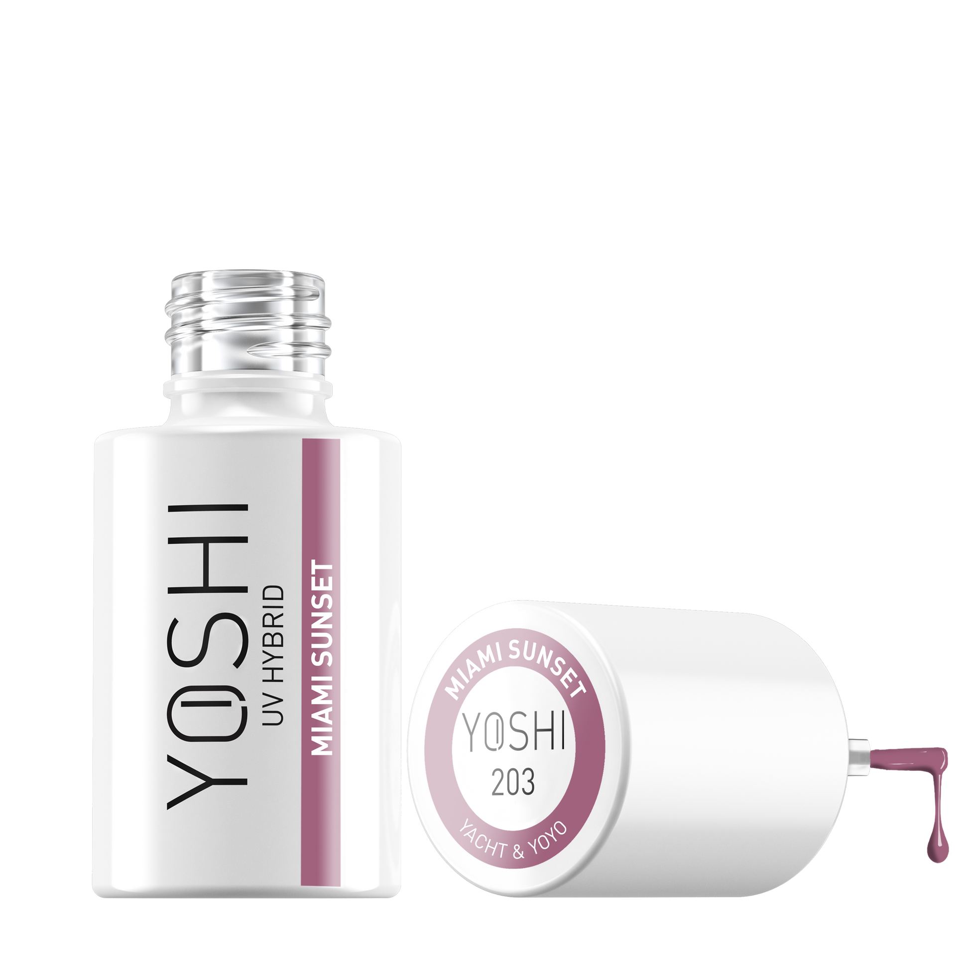 Yoshi - Lakier Hybrydowy 203 Miami Sunset 6ml