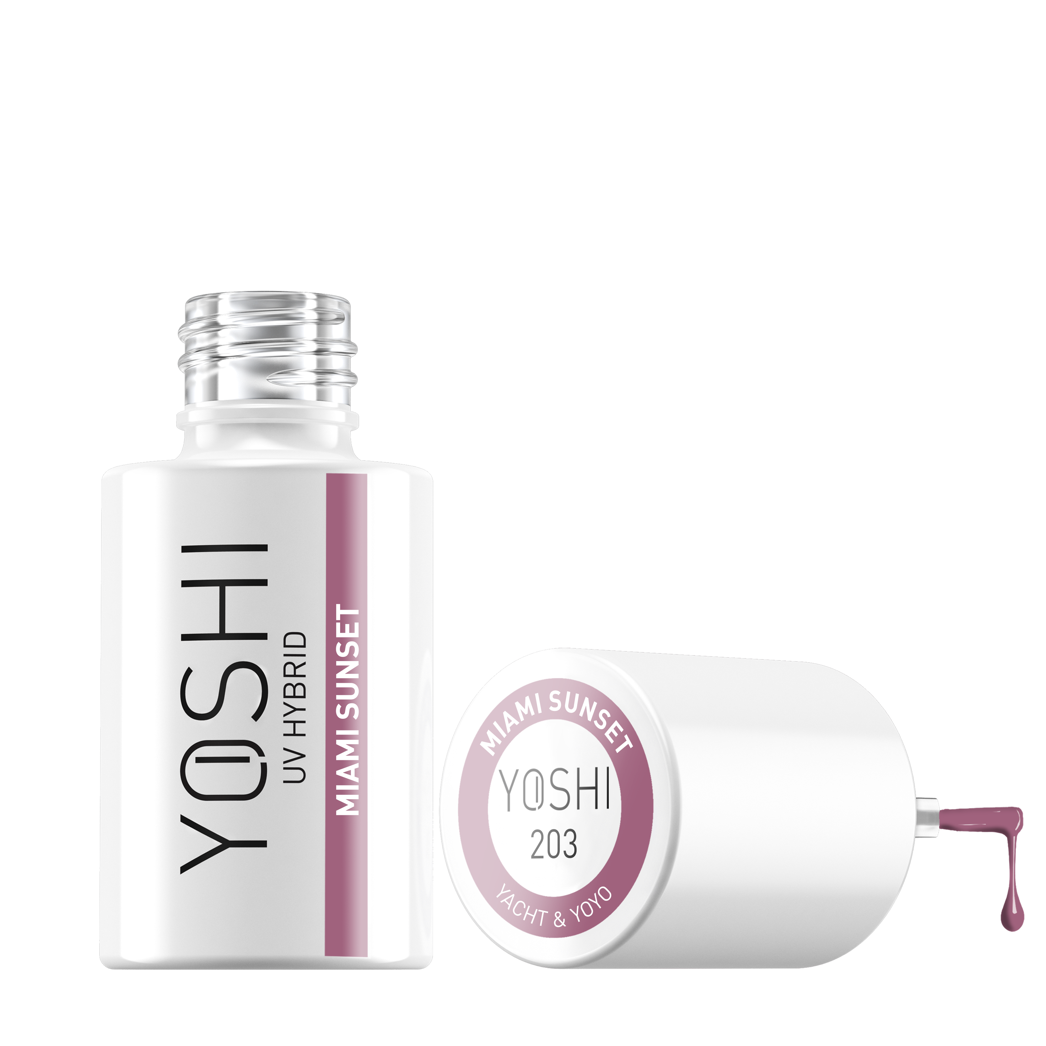 Yoshi - Lakier Hybrydowy 203 Miami Sunset 6ml